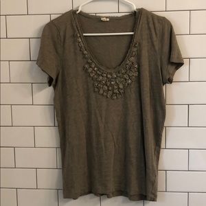 Cute J. Crew Shirt Sage Green Small